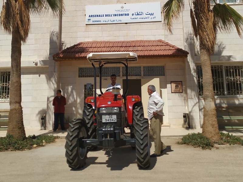 DONATION OF CASE IH TRACTOR SUPPORTS JORDANIAN CHILDREN WITH DISABILITIES