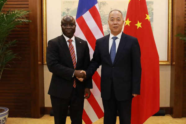 Liberian Agriculture Minister Nuetah pays official visit to China