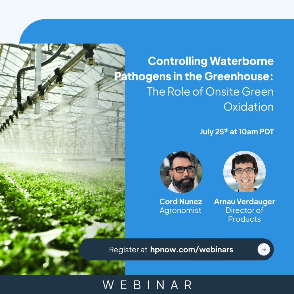 Free Webinar on Controlling Waterborne Pathogens in Greenhouses