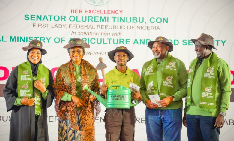 Nigeria: First Lady launches young farmers club to cultivate agricultural passion among youth