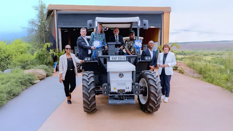 Rwanda: E-tractors for farming, battery swapping at new facility